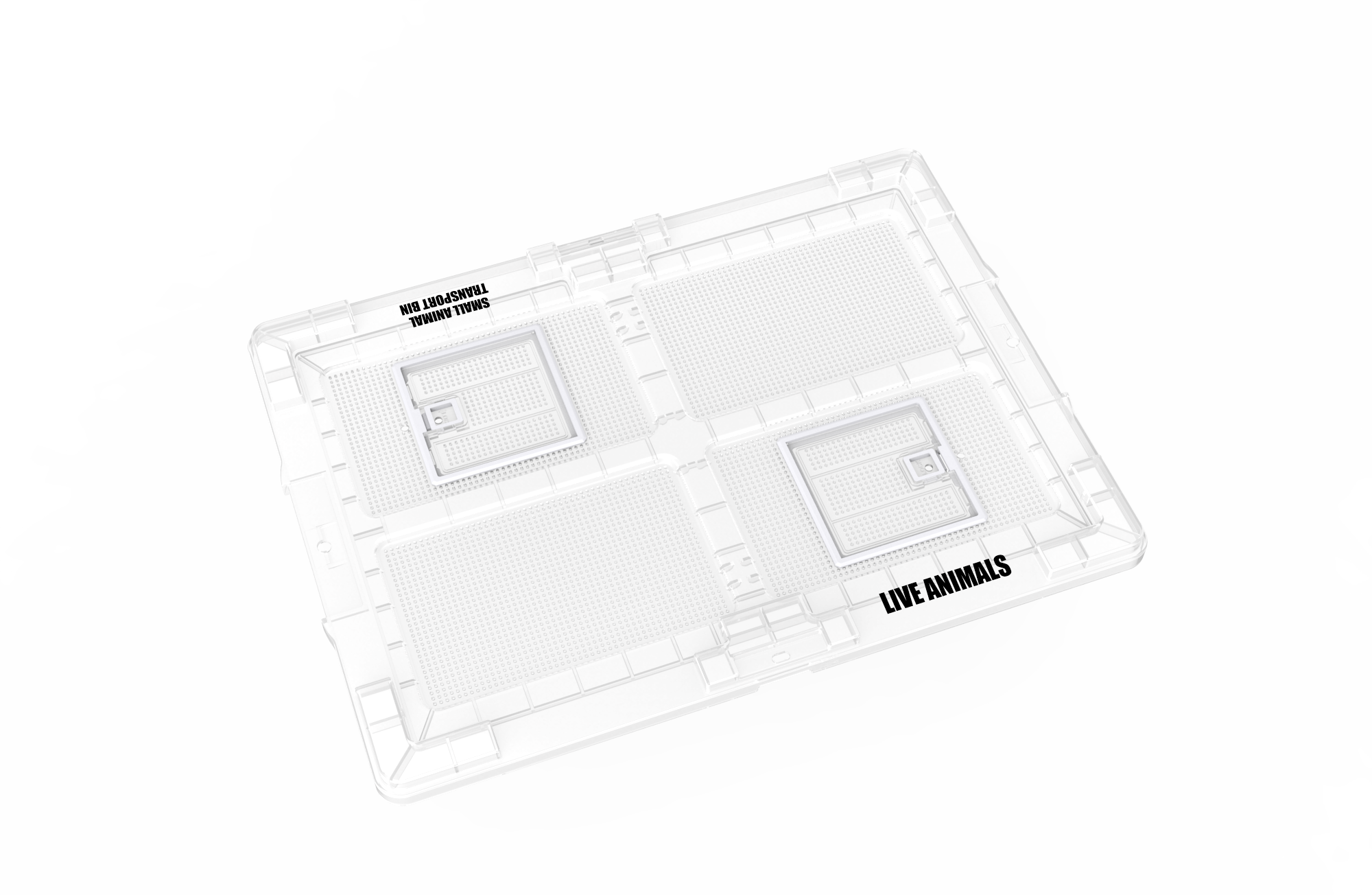 Animal Transport Bin: Large WITHOUT PERCH