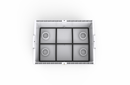 Contenedor de transporte para animales: grande con percha